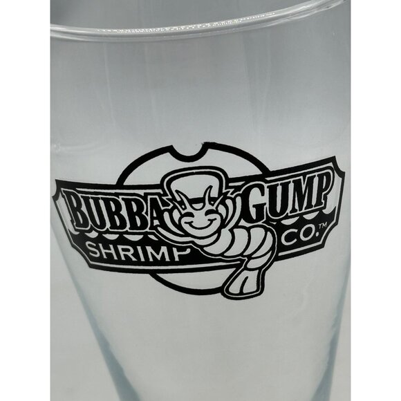 Bubba Gump Shrimp Co. Pilsner Beer Glass 20 oz Clear 8.5" Tall Used READ - Picture 2 of 6
